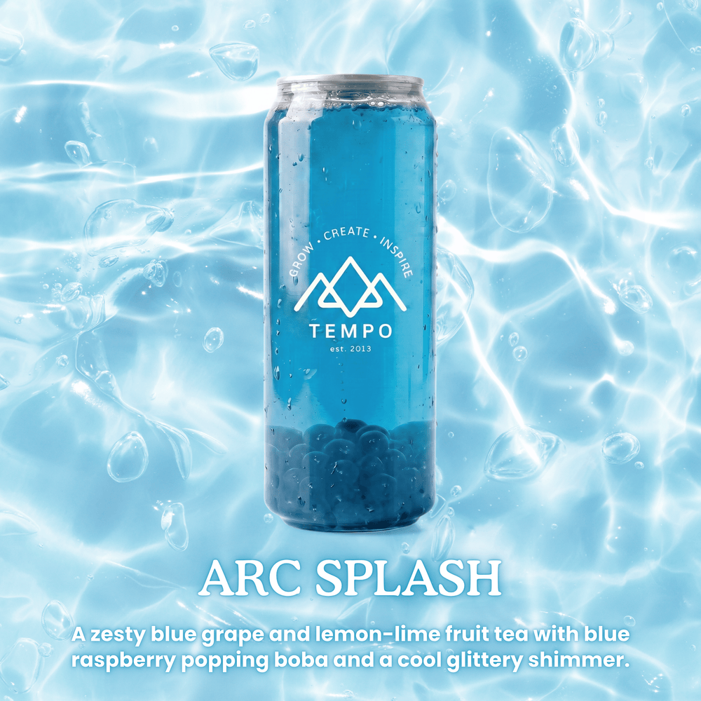 Tempo Tea Bar Bubble Tea SPECIAL: Limited Edition: Summer Games Mixed Bubble Tea Cans (6 x 500ml)