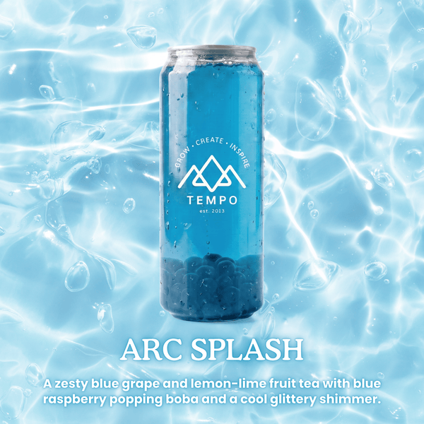 Tempo Tea Bar Bubble Tea SPECIAL: Limited Edition: Summer Games Mixed Bubble Tea Cans (6 x 500ml)