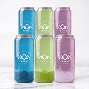 Tempo Tea Bar Bubble Tea SPECIAL: Limited Edition: Summer Games Mixed Bubble Tea Cans (6 x 500ml)
