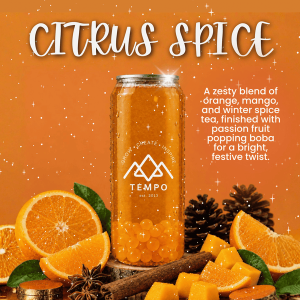 Tempo Tea Bar Christmas [PRE-ORDER] Limited Edition: Christmas Bubble Tea Cans (6 x 500ml)
