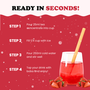 Tempo Tea Bar Christmas [PRE-ORDER] Limited Edition: Festive Christmas Shimmer Bubble Tea Party Bundle (Serves 80)