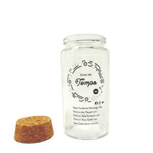 Tempo Tea Bar Cork Jar 100ml Cork Jar Tempo Reusable Cork Jar