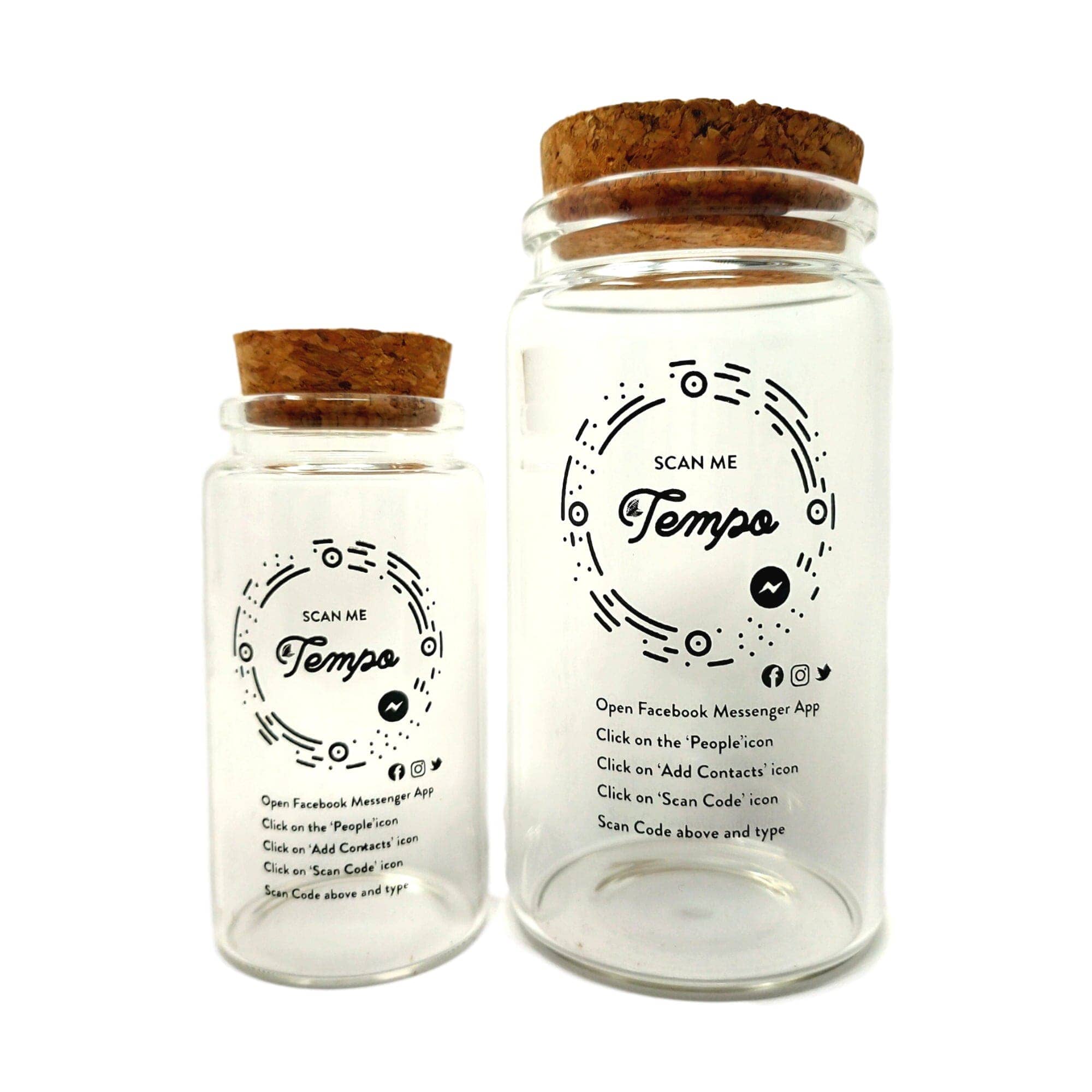 Tempo Tea Bar Cork Jar Tempo Reusable Cork Jar