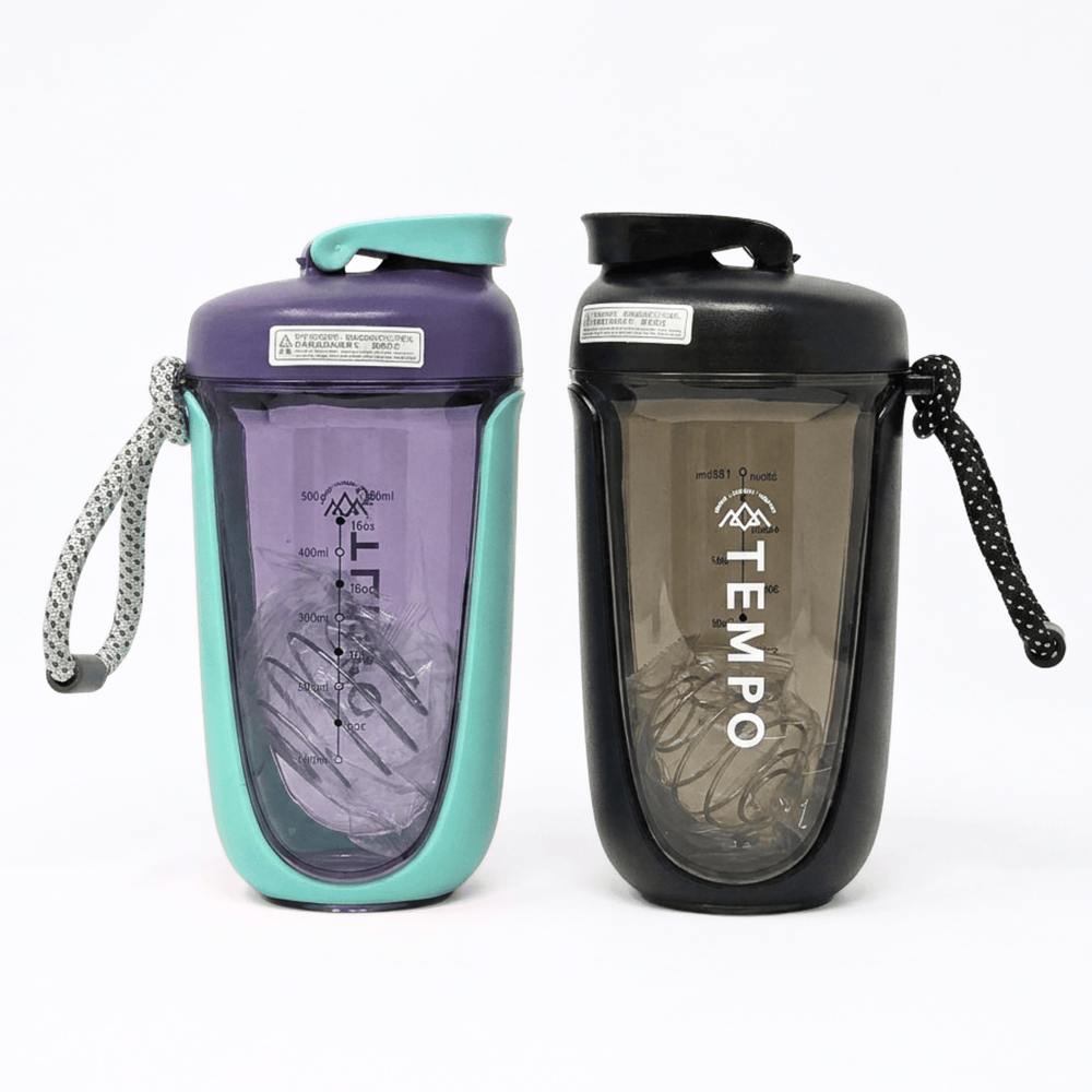 Tempo Tea Bar Gym Shaker Tempo Bubble Tea Shaker Bottle (500ml)