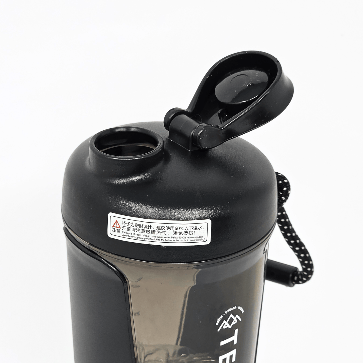 Tempo Tea Bar Gym Shaker Tempo Bubble Tea Shaker Bottle (500ml)
