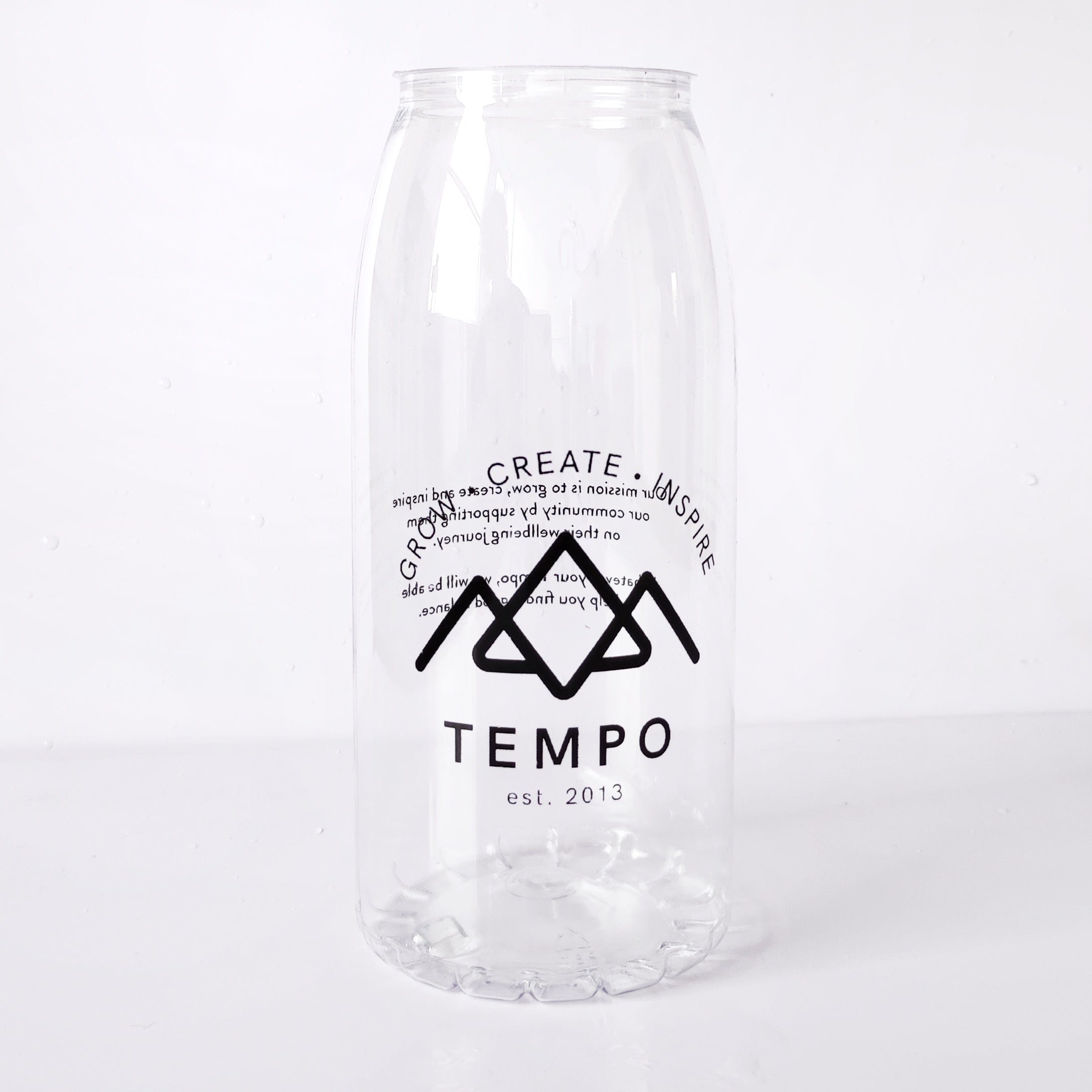 Tempo Tea Bar Reusable Large - 700ml Clear Tempo Bubble Tea Can