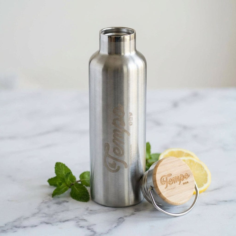 Tempo Tea Bar Stainless Steel Flask Stainless Steel Double Walled Tempo Water Bottle