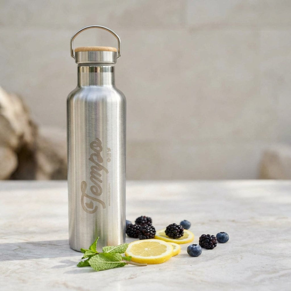 Tempo Tea Bar Stainless Steel Flask Stainless Steel Double Walled Tempo Water Bottle