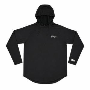 Tempo Tea Bar T-Shirt Tempo Bamboo Performance Hoodie - Black (One Size)