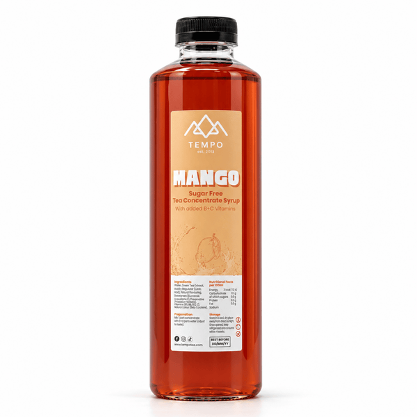 Tempo Tea Bar Tea Concentrate Tea Concentrate | 1L Mango (serves 40)
