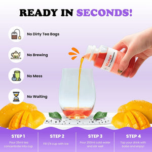 Tempo Tea Bar Tea Concentrate Tea Concentrate | Mango (serves 8)
