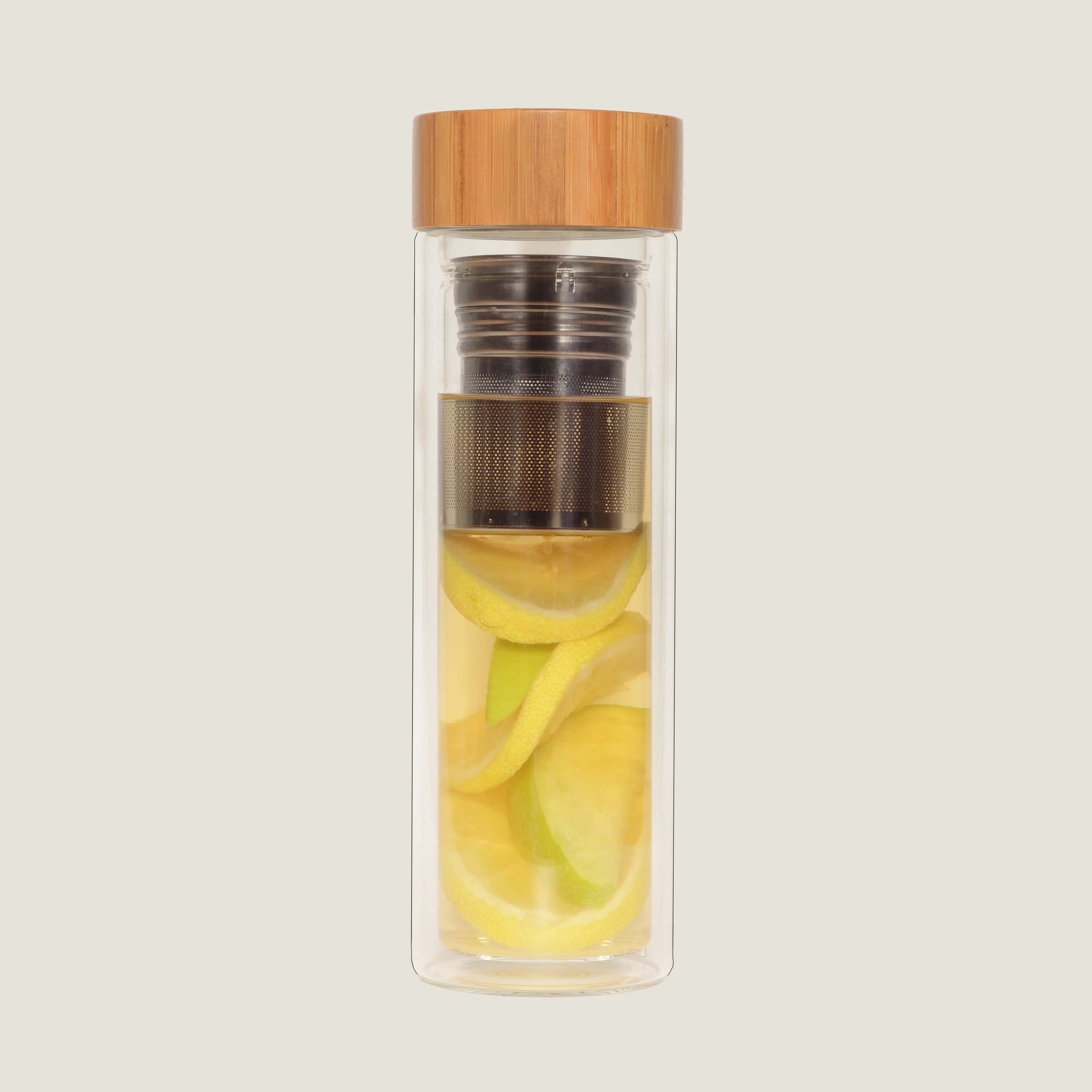 Tempo Tea Bar Tea Infuser Bottle Tempo Double Walled Infuser Flask