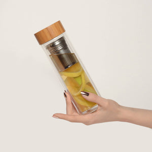 Tempo Tea Bar Tea Infuser Bottle Tempo Double Walled Infuser Flask