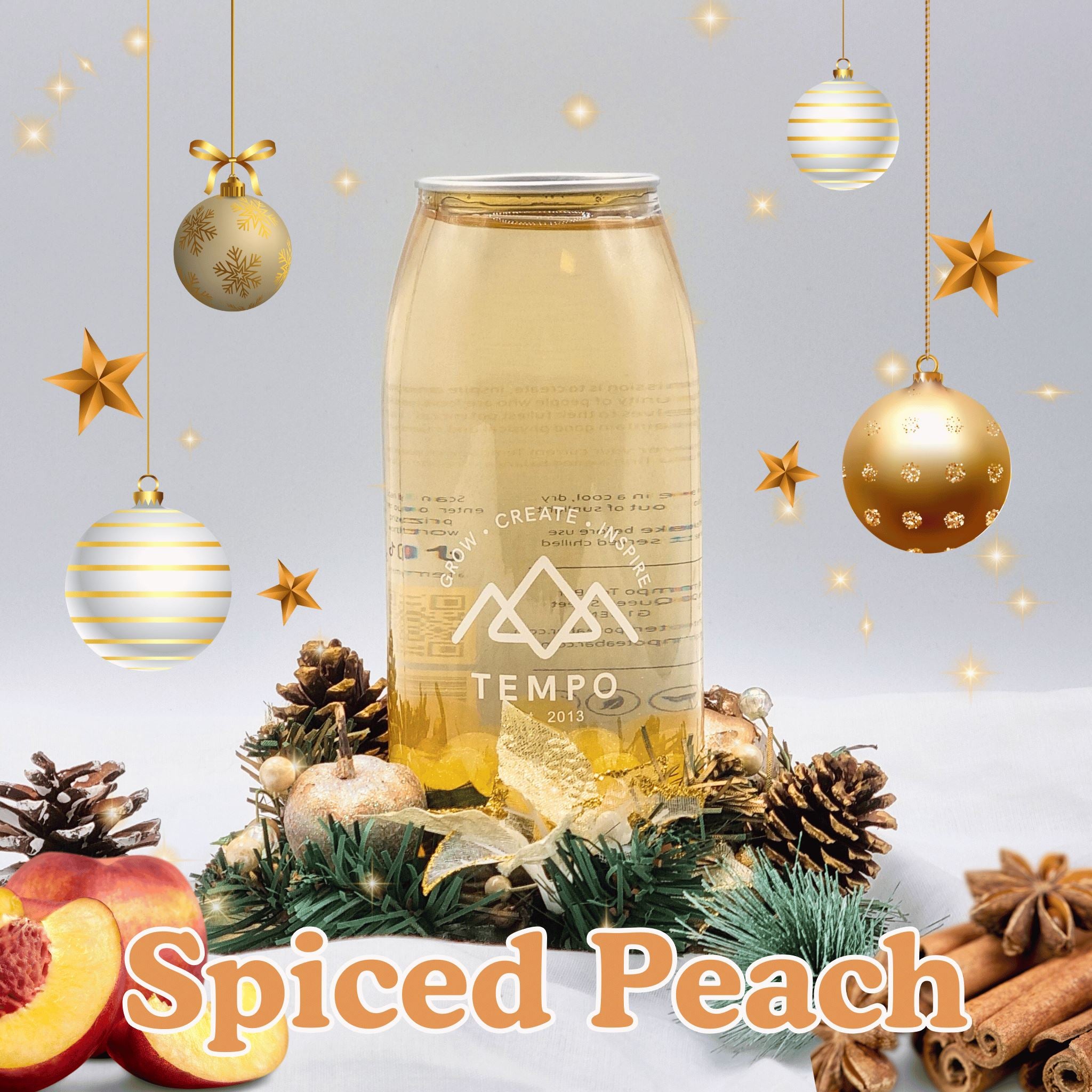 Winter Edition: Bubble Tea Cans - 6 Pack Christmas Tempo Tea Bar 